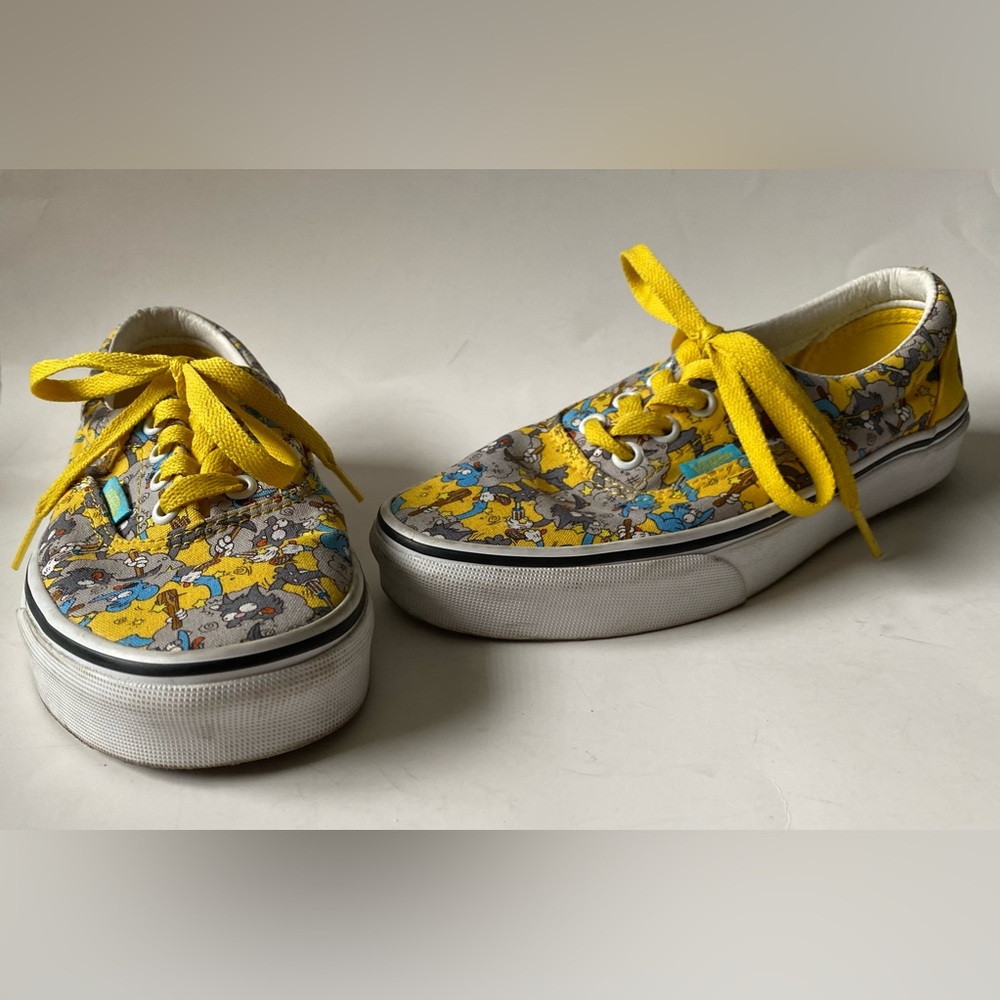 Vans The Simpsons Itchy and Scratchy Show Low Top Shoes Size 6.5 Cartoon 90s Y2K - Picture 6 of 16